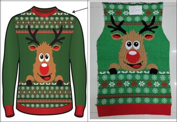 HAPPY-REINDEER ALL SIZE